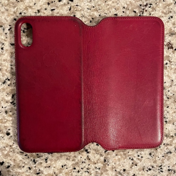 Louis Vuitton iPhone X Epi Leather Folio